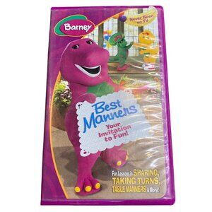 Barney - Barneys Best Manners (VHS) Never Seen On TV Clamshell